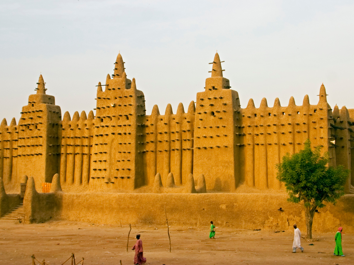 Djenne, Mali Mosque Largest Mud Building