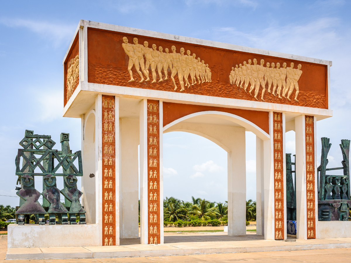 Monument in Benin, Africa