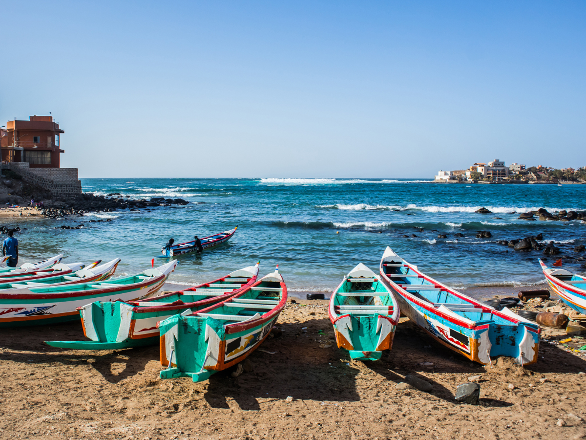 A bay in Ngor, Dakar.