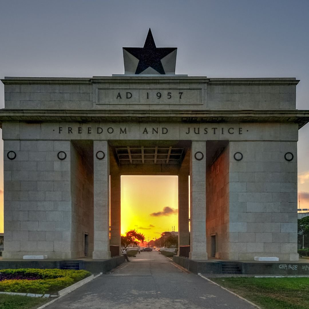 ghana independence arc